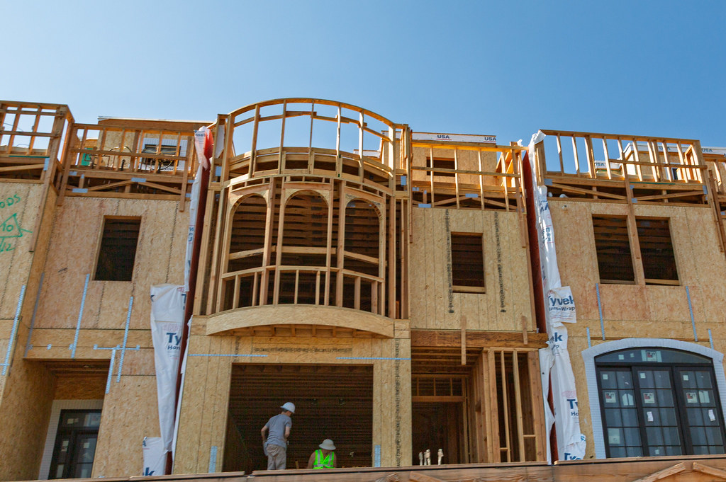 Commercial building construction project